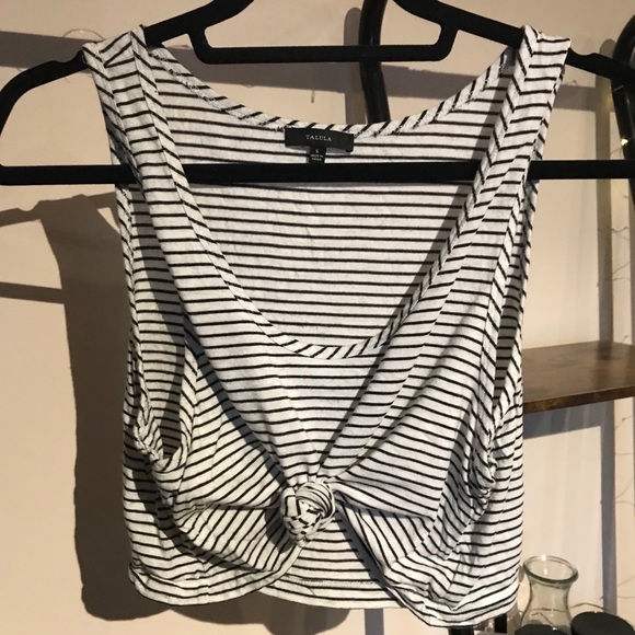Talula Striped Crop Top - Picture 2 of 4